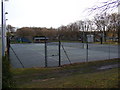 TL2863 : Papworth Everard Tennis Courts by Geographer