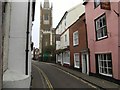 Looking down Church Street