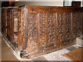 Oak pews in Broomfield Church