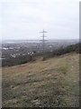 Path leading down to Hillsley Road, Paulsgrove from James Callaghan Drive