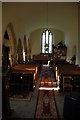 The nave of Throckmorton Church