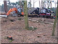 TQ0759 : Forestry Vehicles, Wisley Common by Colin Smith