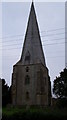 The spire Westbury on Severn