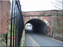 SE3693 : Bridge carrying the East Coast Main Railway line over Romanby Road by Nick W