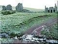 Derelicts and ford on Nant Goch