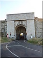 Portland: entrance to Verne prison