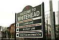 Sign, Whitehead station