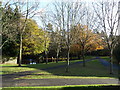 Private open space at the north end of Baldock Road