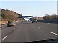 ST4271 : M5 northbound, leaving the Somerset Levels by Rob Purvis