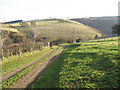 Farm road to Cwm