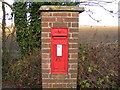 Brundish Crown Victorian Postbox, Crown Corner