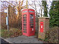 Bus Stop,Telephone Box & Brundish Crown Victorian Postbox