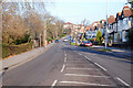 Looking up Grange Rd towards Beulah Hill