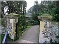 Path leading from Kingsdown church