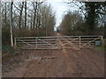 TL1793 : Access Road To The Former Orton Brick Yard by Michael Trolove