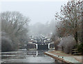 SP2466 : Hatton locks in winter by Andy F