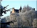 Balnagown Castle in winter