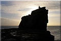 SY6768 : Pulpit Rock in silhouette by Jim Champion
