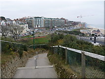 SZ1191 : Boscombe: steps to the pier by Chris Downer