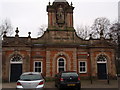 The entrance to the Arboretum from Arboretum Square in Derby