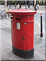 TQ3281 : Victorian postbox, Bloomfield Street, EC2 by Mike Quinn