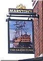 The Grand Turk pub sign, 207 Sutton Road, Kidderminster