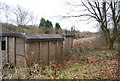 Concrete shed by the Spa Valley  Railway