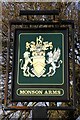 The sign of the Monson Arms