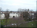 View from the top of the Dane John mound in Dane John Gardens