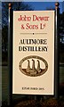 NJ4053 : Sign at Aultmore Distillery by Anne Burgess