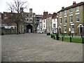 The Christs Church Gate Canterbury from the Cathedral precinct