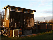 SK4631 : Shed by the Trent at Sawley by Andy Jamieson