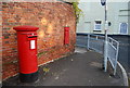 Old & new postboxes, High St & Station Rd, Topsham