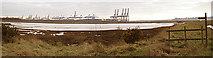 TM2536 : Trimley Marsh Panorama by Zorba the Geek