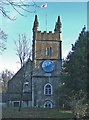 Stoke Damerel Church in winter