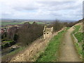 Bolsover - footpath behind High Street