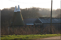 TQ6526 : Oast House at Woodknowle Farm, Witherenden Hill, Burwash, East Sussex by Oast House Archive