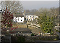 Across a paddock to West Street, Llantwit Major