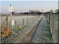 View along footpath towards the Gun Park