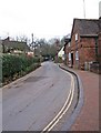 Arley Lane leading out of village
