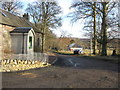 The entrance and cottage at New Blainslie