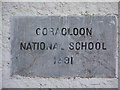 G9942 : Plaque, Coracloon National School by Kenneth  Allen