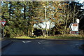 Cortachy Road, Kirriemuir at its junction with Golf Road and the road leading to Cortachy Village