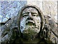 SU1879 : Stone face, Holy Cross church, Chiseldon, Swindon by Brian Robert Marshall