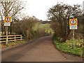 Traffic restriction signs, Ludwell Lane