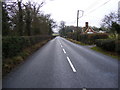 TM1856 : B1077 Helmingham Road by Geographer