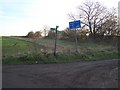 Byway junction on Saxon Shore Way