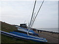 Looking westwards towards the Tankerton Sailing Club