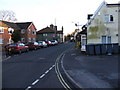 TM2863 : B1116 College Road, Framlingham by Geographer