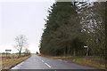 Forfar / Montrose Road at its junction with Hilton of Guthrie Road